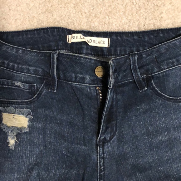 Bullhead Black Distressed Jeans - size 7 - Picture 4 of 7